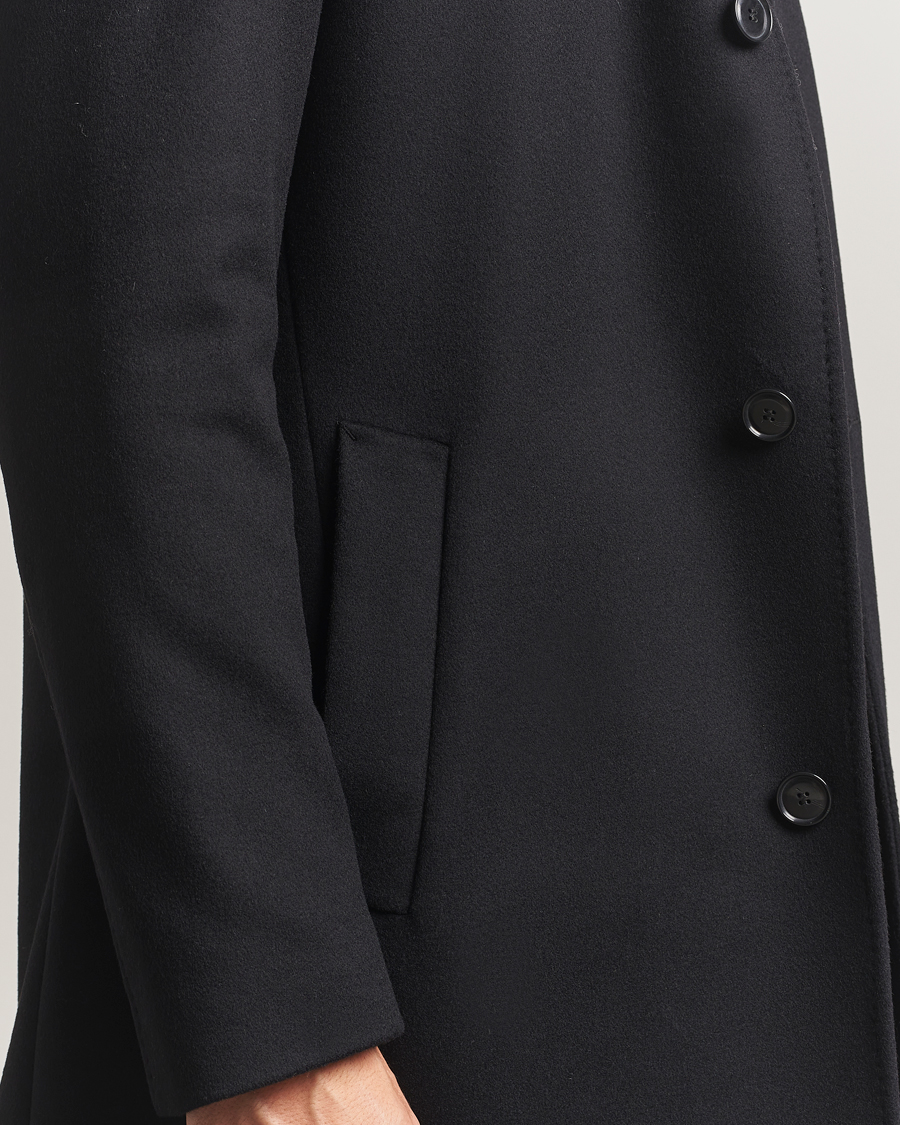 Heren | Jassen | BOSS BLACK | Hyde Stand Up Collar Coat Black