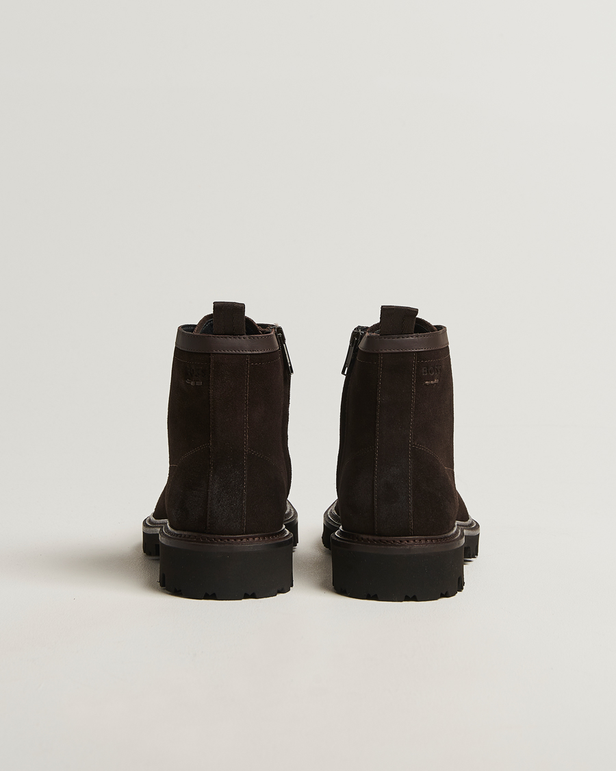 Heren | Laarzen | BOSS BLACK | Julyo Suede Boot Dark Brown
