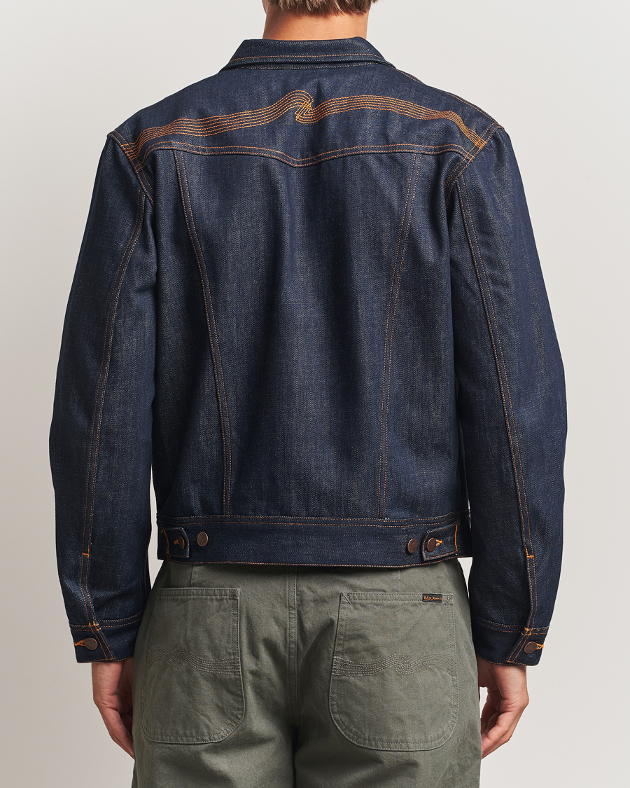 Heren | Jassen | Nudie Jeans | Conny Denim Jacket Dry Streaky Mid Blue