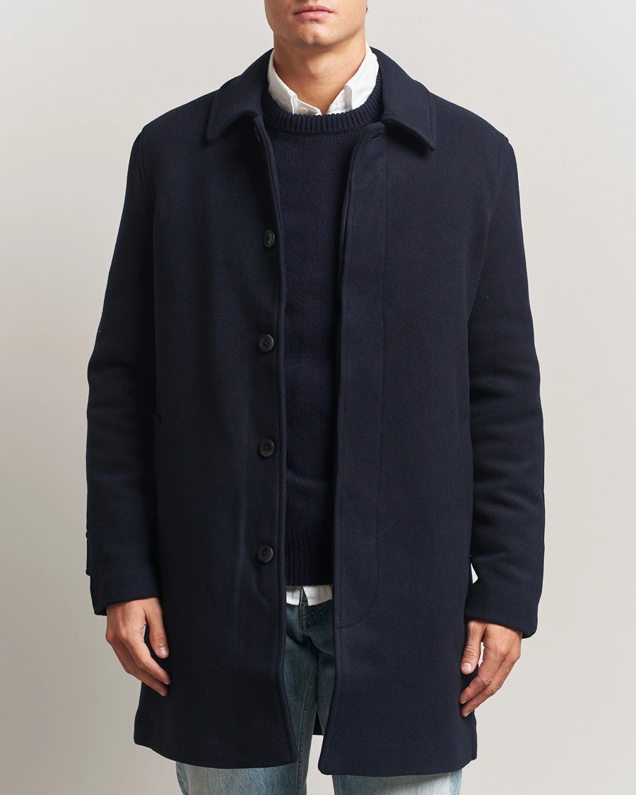 Heren | Jassen | Samsøe Samsøe | Labby Wool Coat Salute Navy