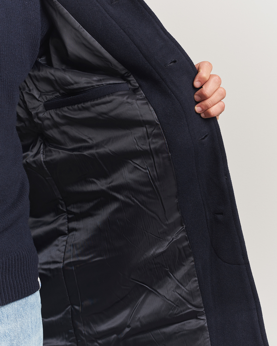 Heren | Jassen | Samsøe Samsøe | Labby Wool Coat Salute Navy