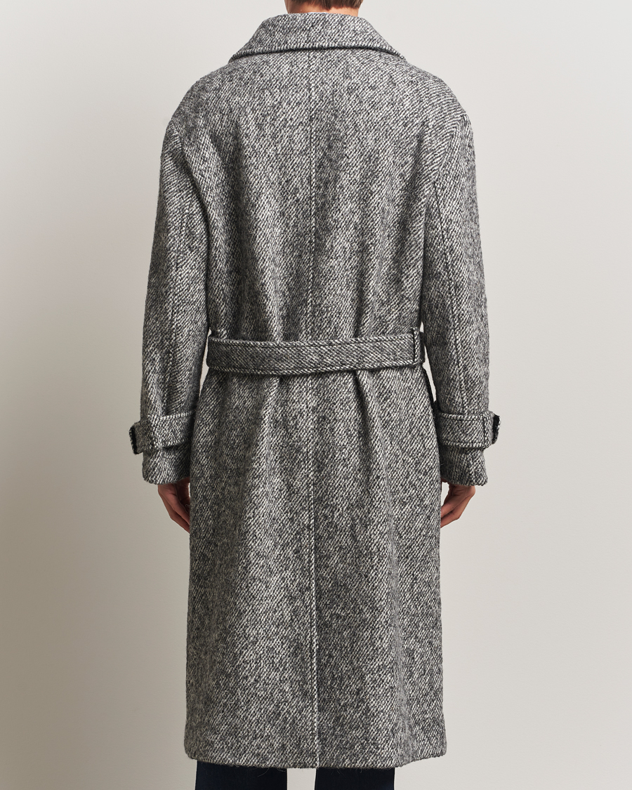 Heren | Jassen | GANT 240 Mulberry Street | Tweed Wool Coat Black
