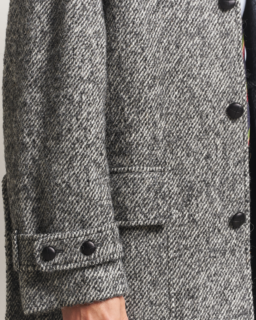 Heren | Jassen | GANT 240 Mulberry Street | Tweed Wool Coat Black