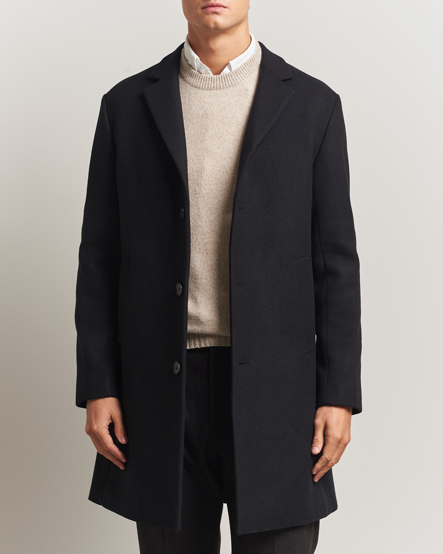 Heren | Jassen | NN07 | Austin Wool Coat Black