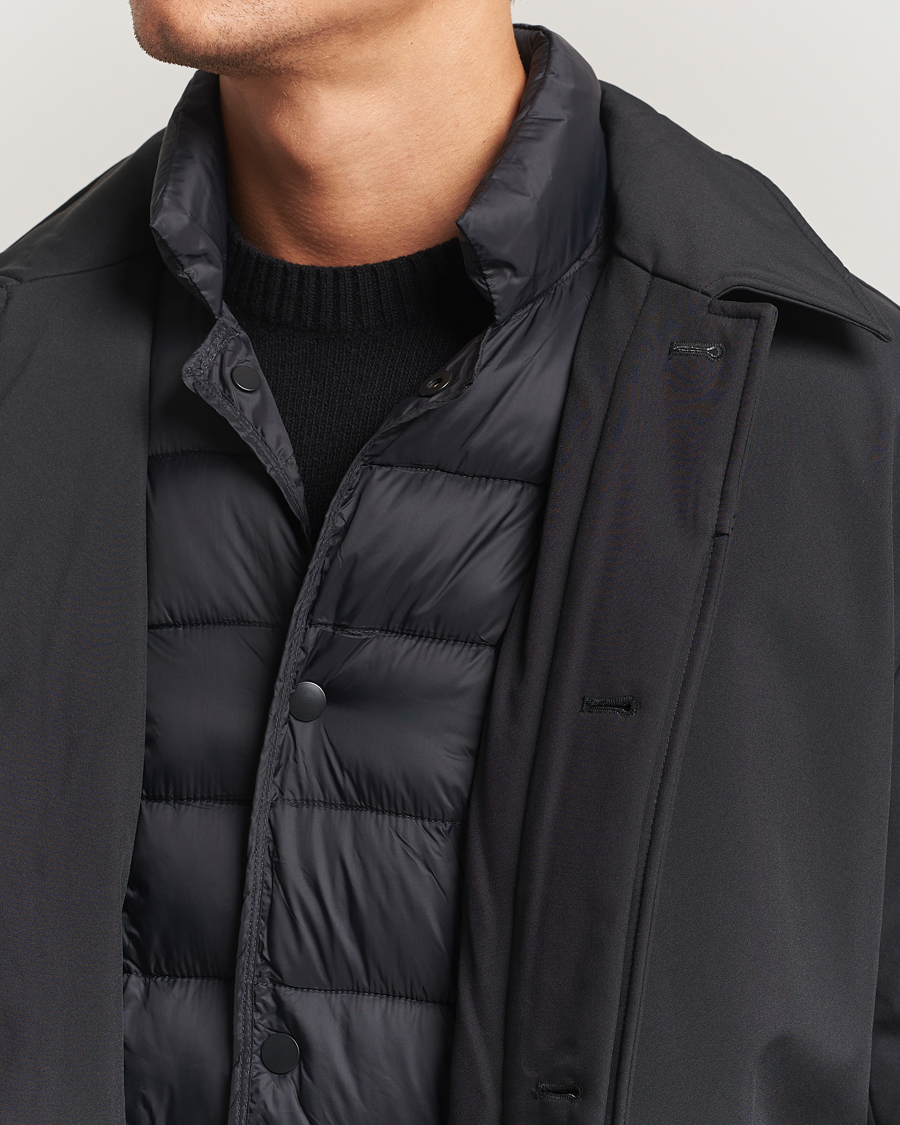 Heren | Jassen | KnowledgeCotton Apparel | Climateshell Padded Carcoat Black