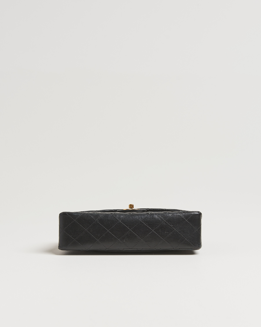 Heren | Pre-Owned & Vintage Bags | Chanel Pre-Owned | Classic Double Flap Medium Lambskin Black