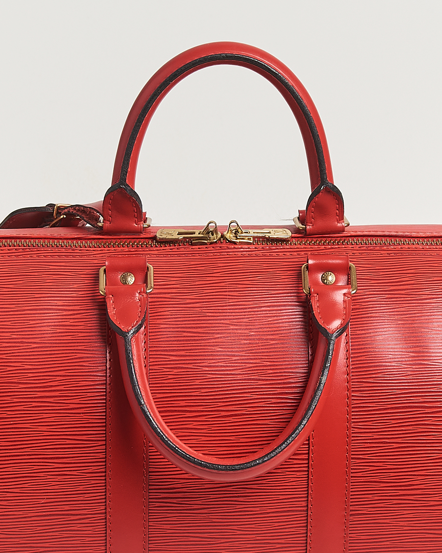 Heren | Pre-Owned & Vintage Bags | Louis Vuitton Pre-Owned | Keepall 45 Epi Leather Red