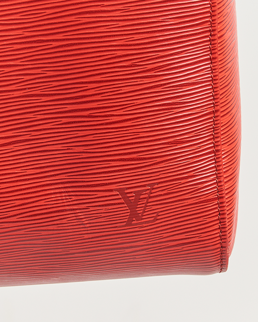 Heren | Pre-Owned & Vintage Bags | Louis Vuitton Pre-Owned | Keepall 45 Epi Leather Red