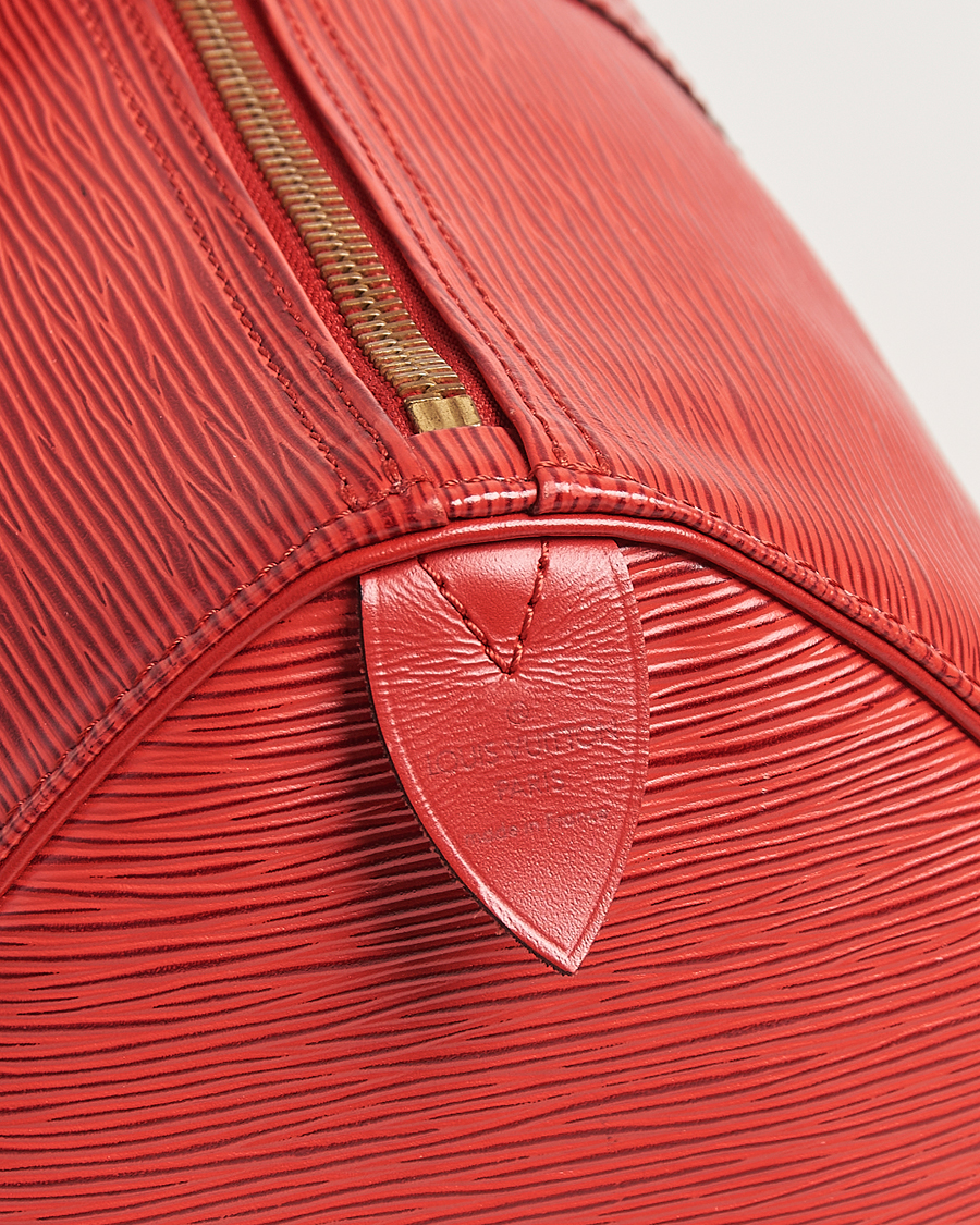Heren | Pre-Owned & Vintage Bags | Louis Vuitton Pre-Owned | Keepall 45 Epi Leather Red