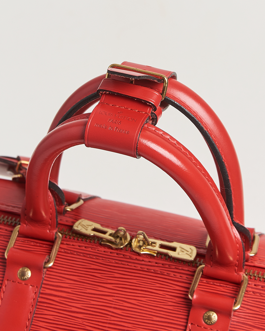 Heren | Pre-Owned & Vintage Bags | Louis Vuitton Pre-Owned | Keepall 45 Epi Leather Red