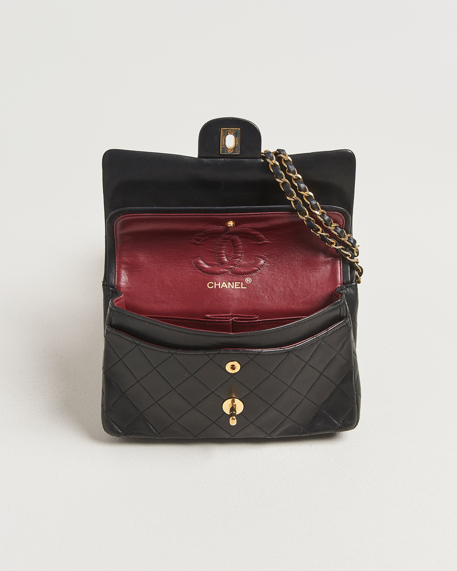 Heren | Pre-Owned & Vintage Bags | Chanel Pre-Owned | Classic Double Flap Small Lambskin Black