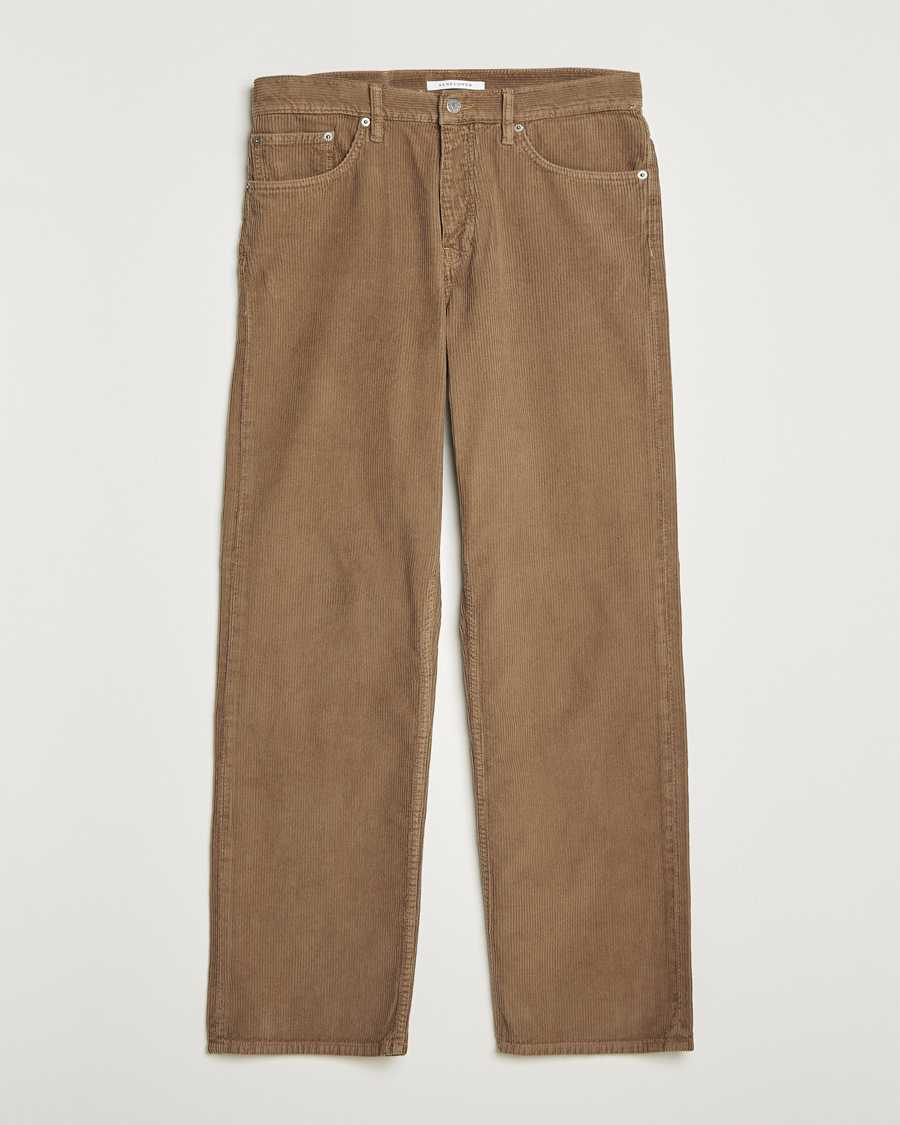 Heren | Broeken | Sunflower | Loose Corduroy Pants Taupe