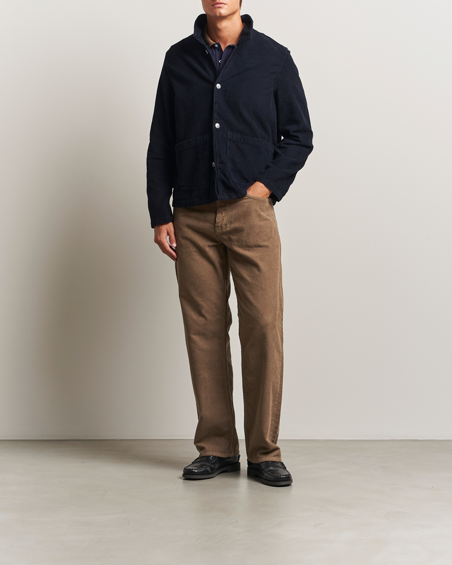 Heren | Broeken | Sunflower | Loose Corduroy Pants Taupe