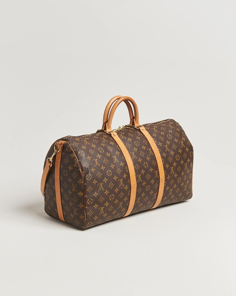 Heren | Pre-Owned & Vintage Bags | Louis Vuitton Pre-Owned | Keepall Bandoulière 50 Monogram