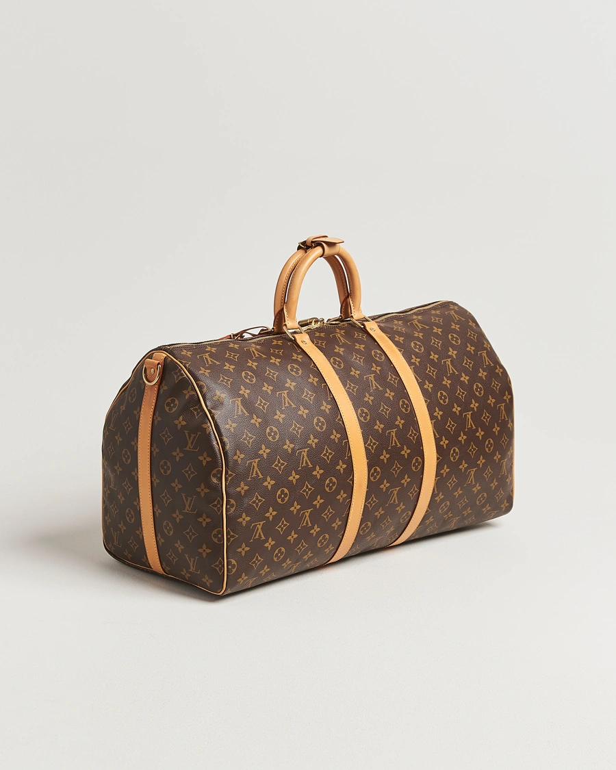 Heren | Pre-Owned & Vintage Bags | Louis Vuitton Pre-Owned | Keepall Bandoulière 55 Monogram