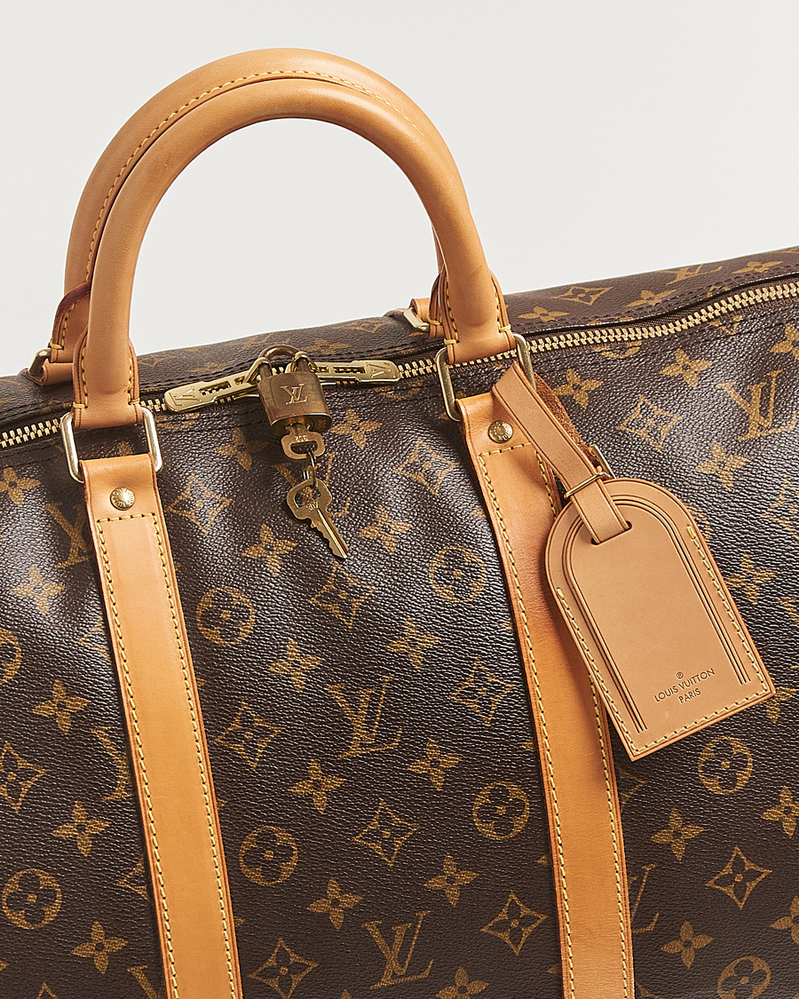 Heren | Pre-Owned & Vintage Bags | Louis Vuitton Pre-Owned | Keepall Bandoulière 55 Monogram