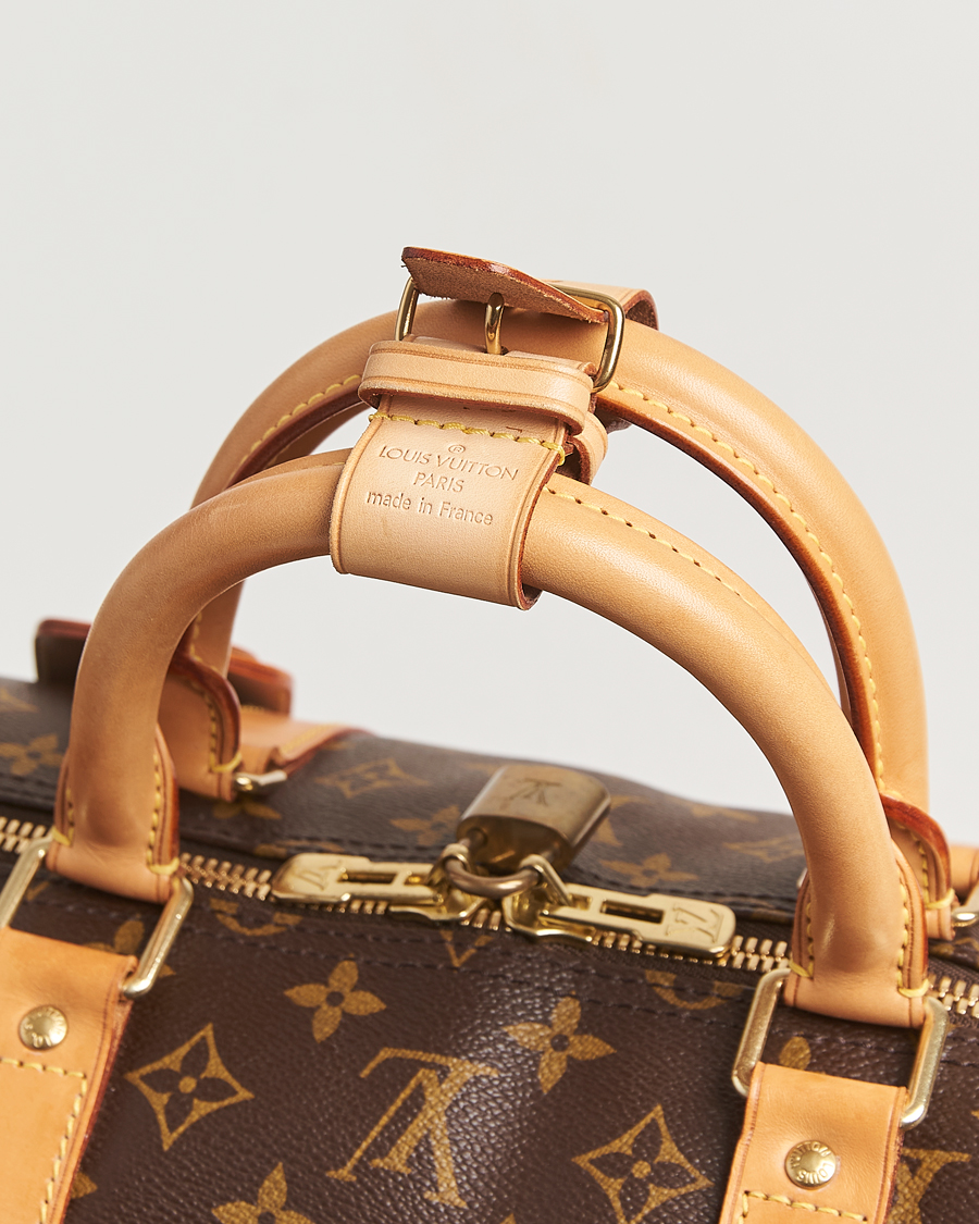 Heren | Pre-Owned & Vintage Bags | Louis Vuitton Pre-Owned | Keepall Bandoulière 55 Monogram