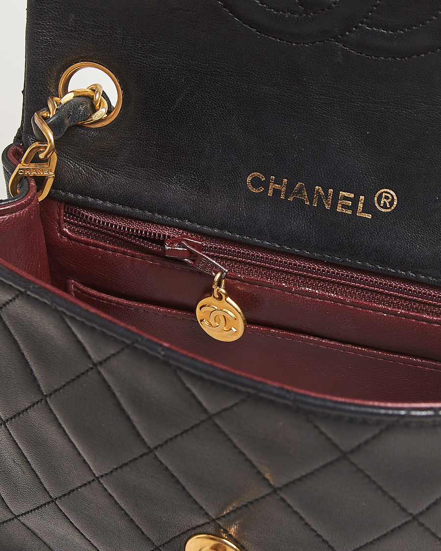 Heren | Pre-Owned & Vintage Bags | Chanel Pre-Owned | Classic Mini Flap Bag Black