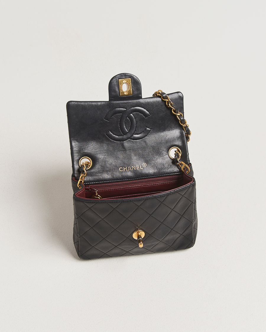 Heren | Pre-Owned & Vintage Bags | Chanel Pre-Owned | Classic Mini Flap Bag Black