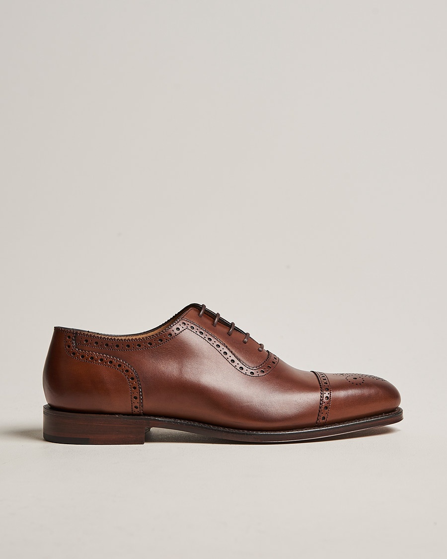 Heren | | Loake 1880 | Strand Brogue Mahogany Burnished Calf