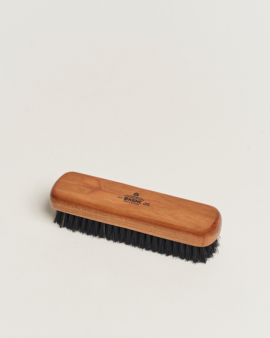 Heren | Thuis | Kent Brushes | Small Cherry Wood Travel Clothing Brush