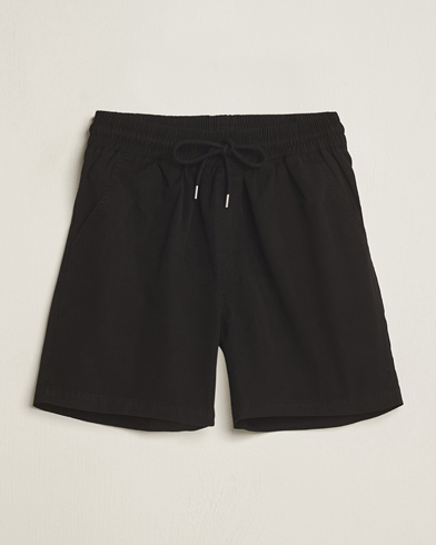  Classic Organic Twill Drawstring Shorts Deep Black