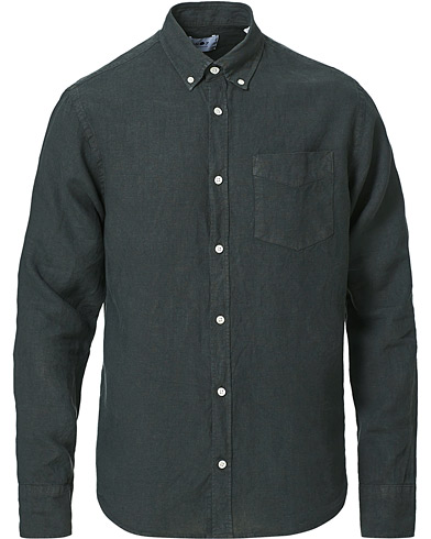  Levon Linen Shirt Concrete