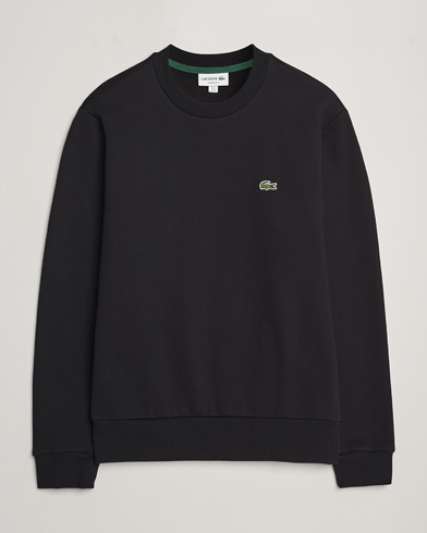 Lacoste crew neck sweatshirt on sale black