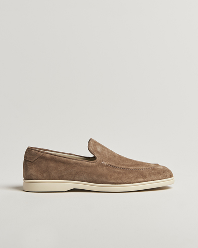  Debonair Suede Loafers Tabac