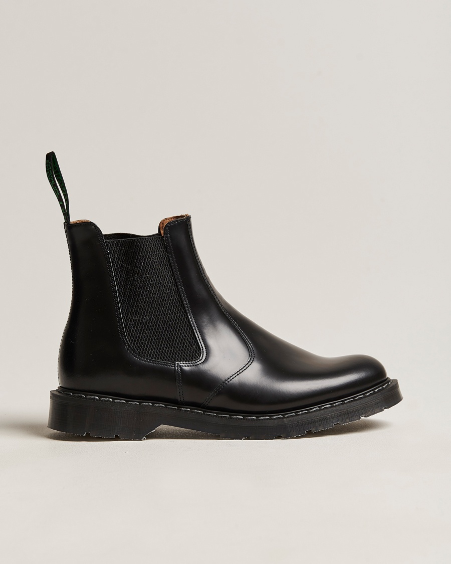 Heren | | Solovair | Dealer Boot Black Shine