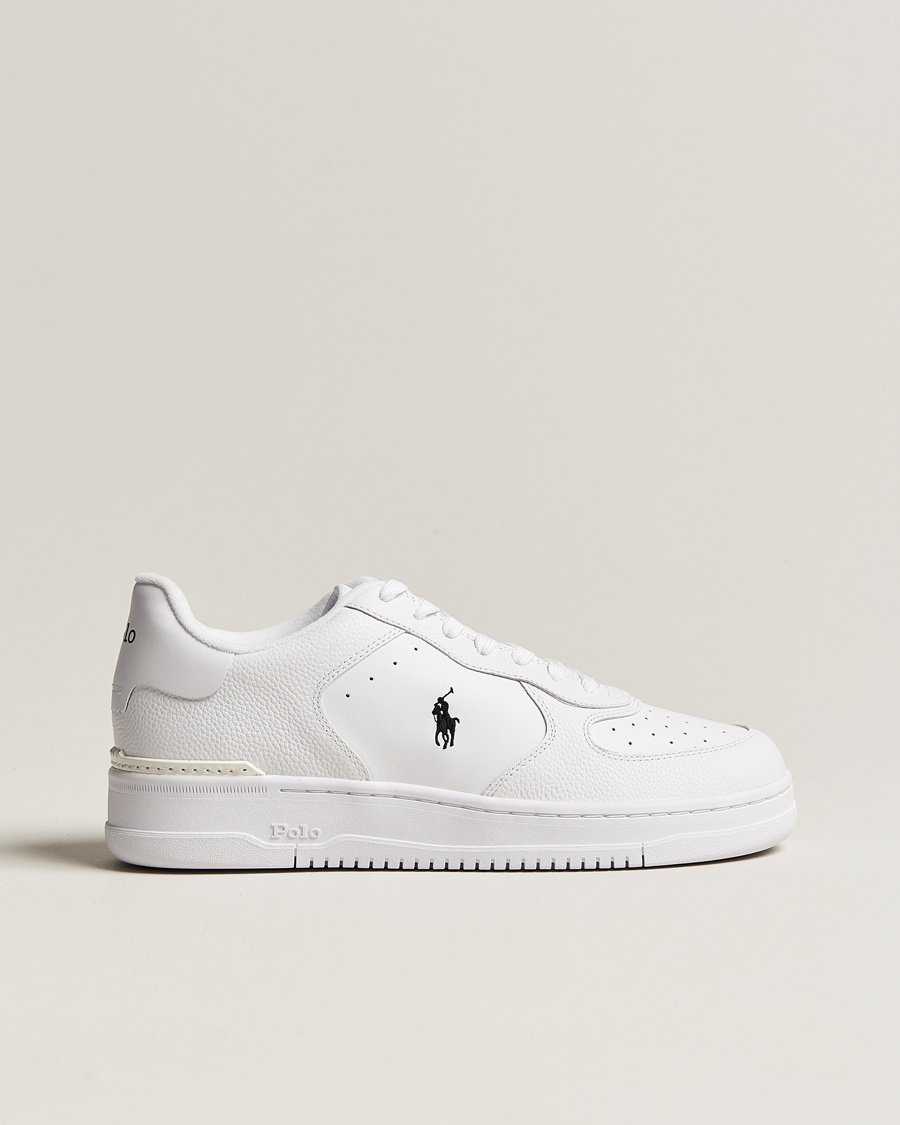 Heren | Lage sneakers | Polo Ralph Lauren | Masters Court Sneaker White/Black