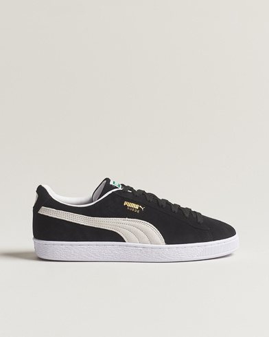 Black and yellow puma hot sale suede