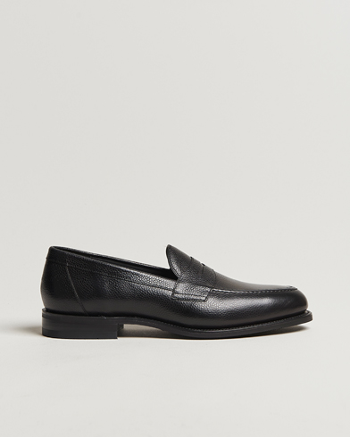  Imperial Grained Penny Loafer Black