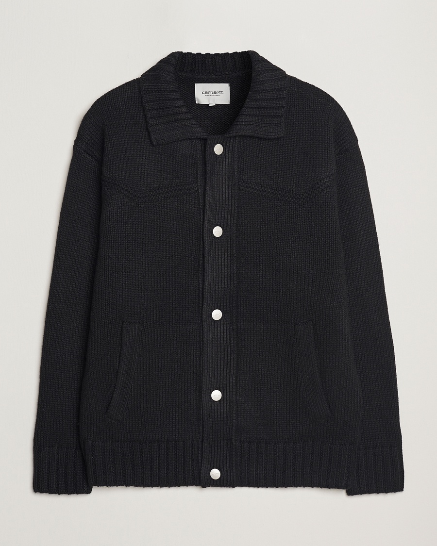 Heren | Cardigans | Carhartt WIP | Santa Fe Cardigan Black