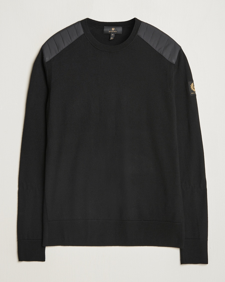 Heren | Ronde hals truien | Belstaff | Kerrigan Crewneck Jumper Black