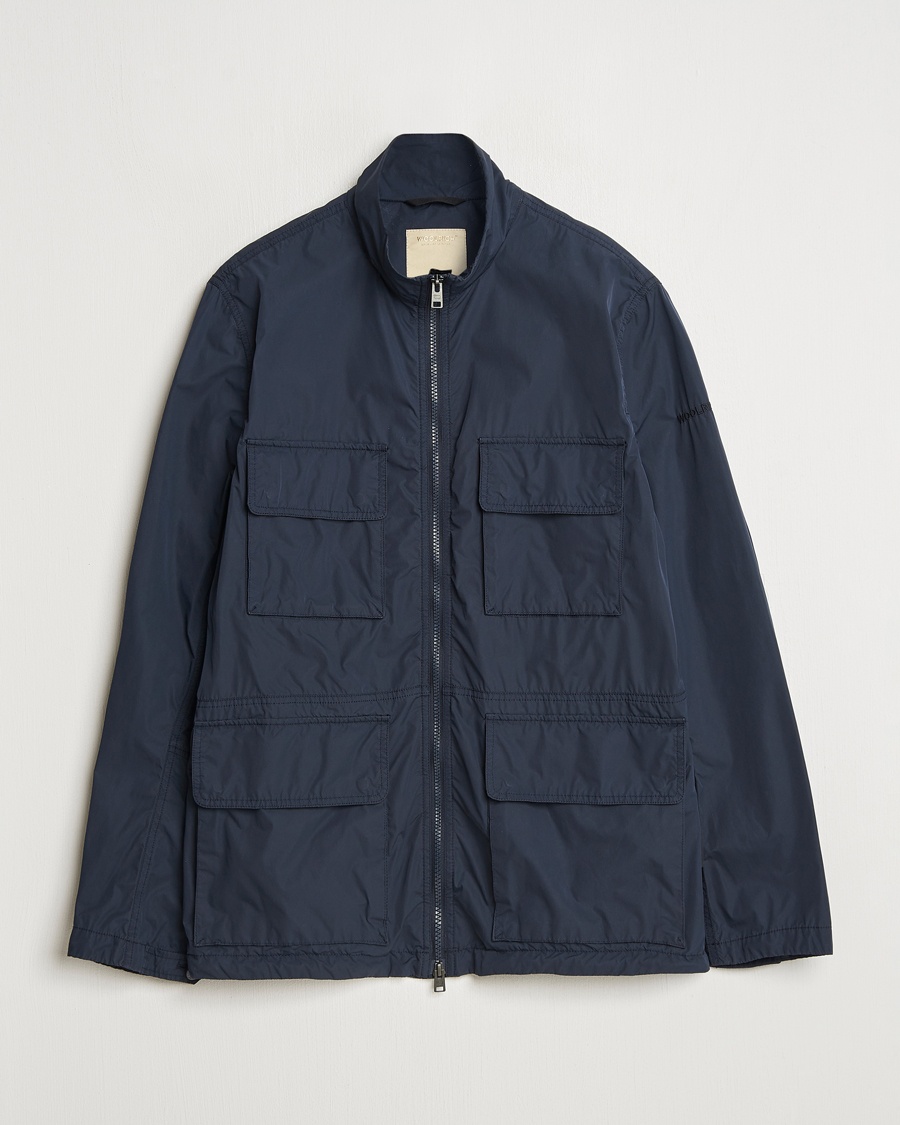 Heren | Kleding | Woolrich | Urban Field Jacket Melton Blue