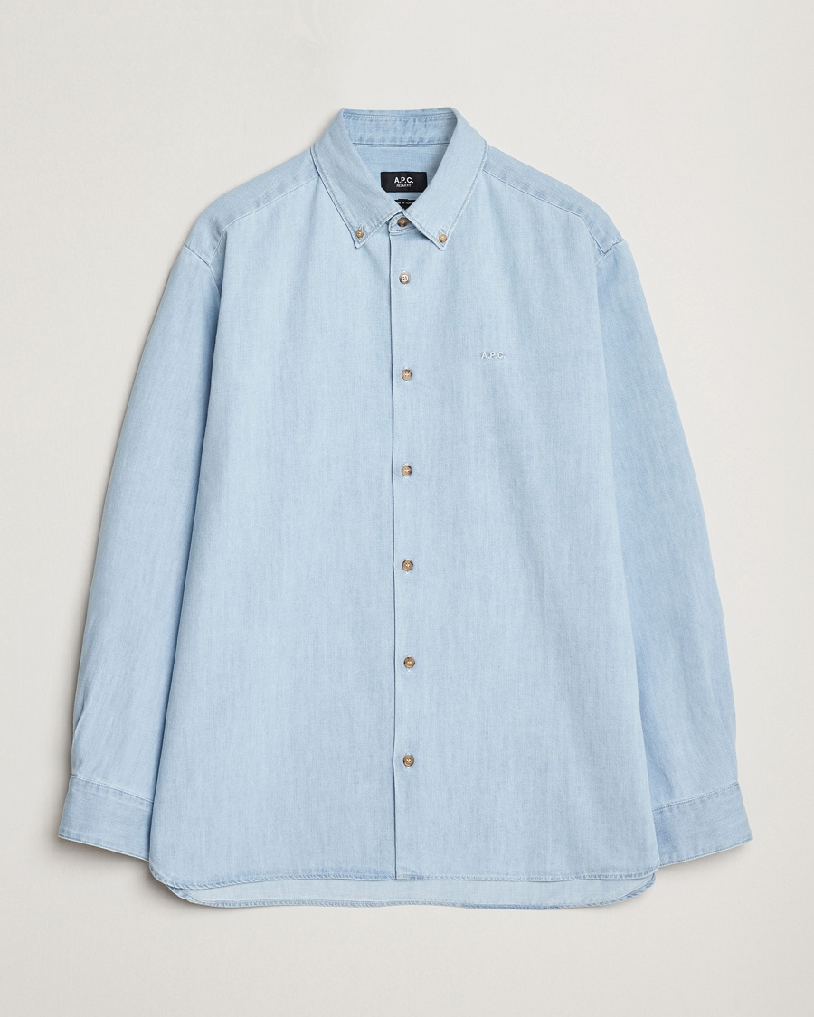 Heren | Spijker overhemden | A.P.C. | Mathias Denim Shirt Pale Blue
