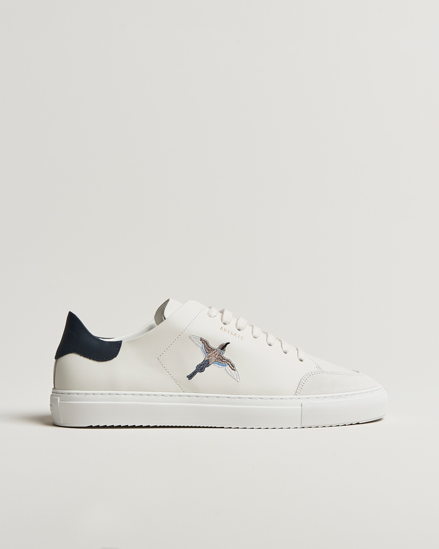 Heren | Schoenen | Axel Arigato | Clean 90 Bee Bird Sneaker White/Dark Blue