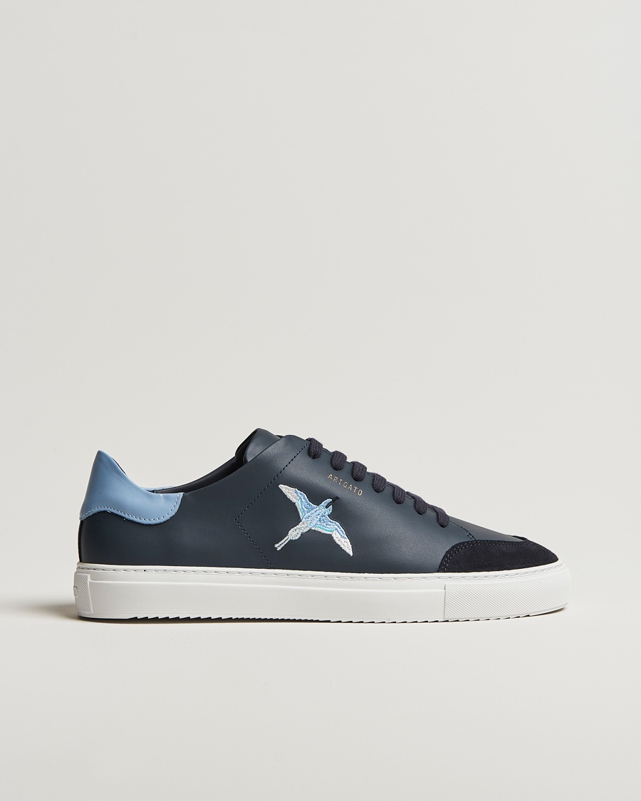 Heren | Schoenen | Axel Arigato | Clean 90 Bee Bird Sneaker Dark Blue/Light Blue