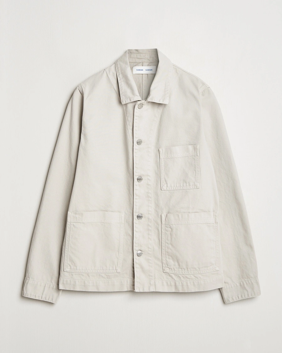 Heren | | Samsøe Samsøe | New Worker Overshirt Moonstruck