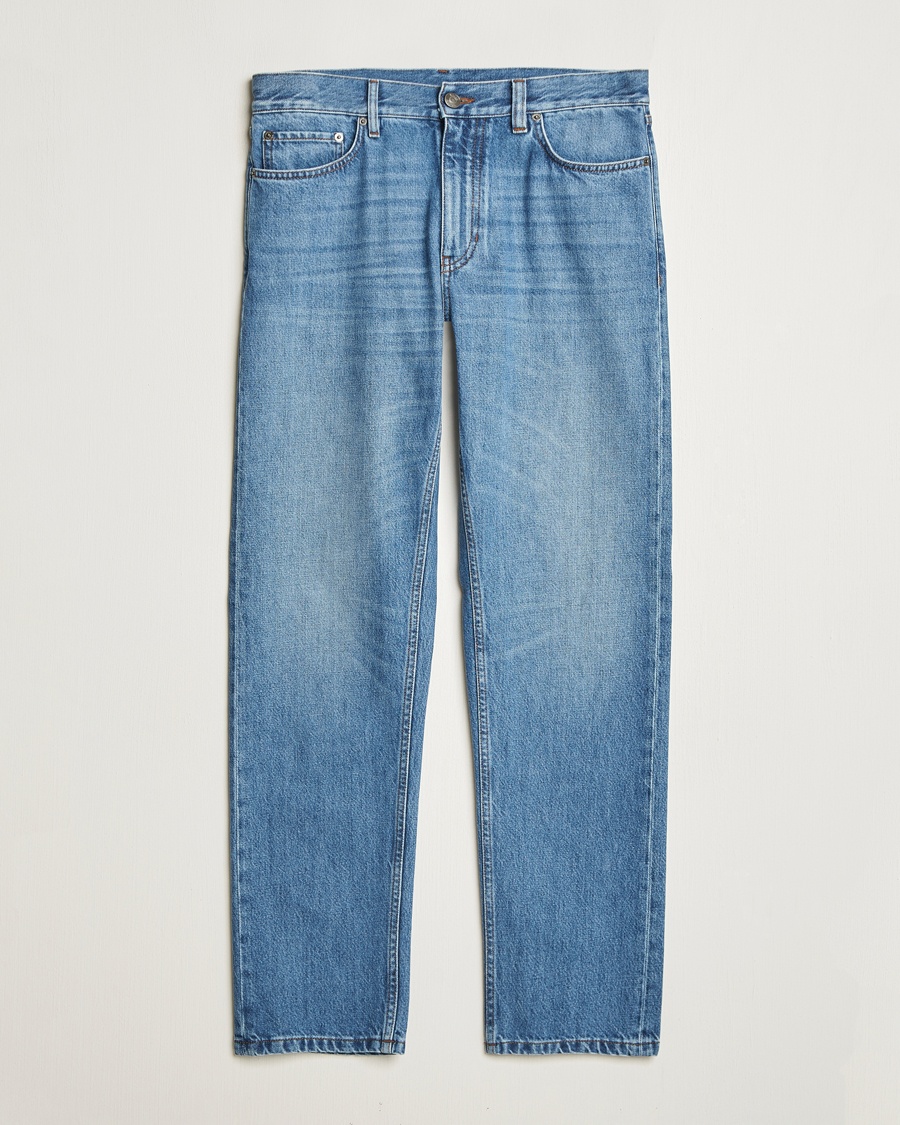 Heren | Straight leg | Zegna | 5-Pocket Denim Jeans Medium Blue Wash