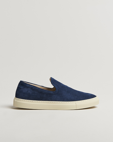  Jetty Suede Sneaker Loafer Washed Navy