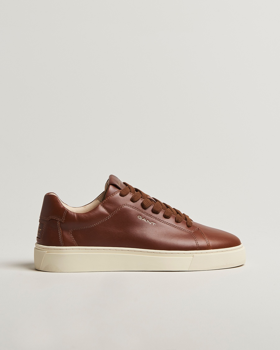 Heren | Lage sneakers | GANT | Mc Julien Leather Sneaker Cognac