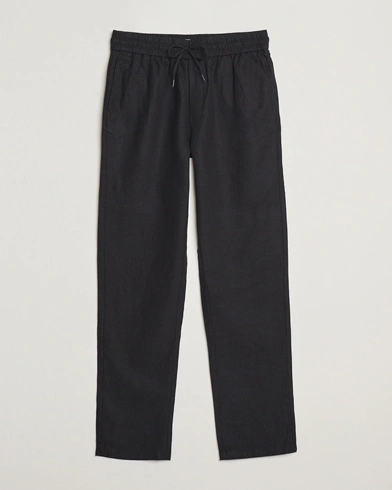  Patrick Linen Pants Black