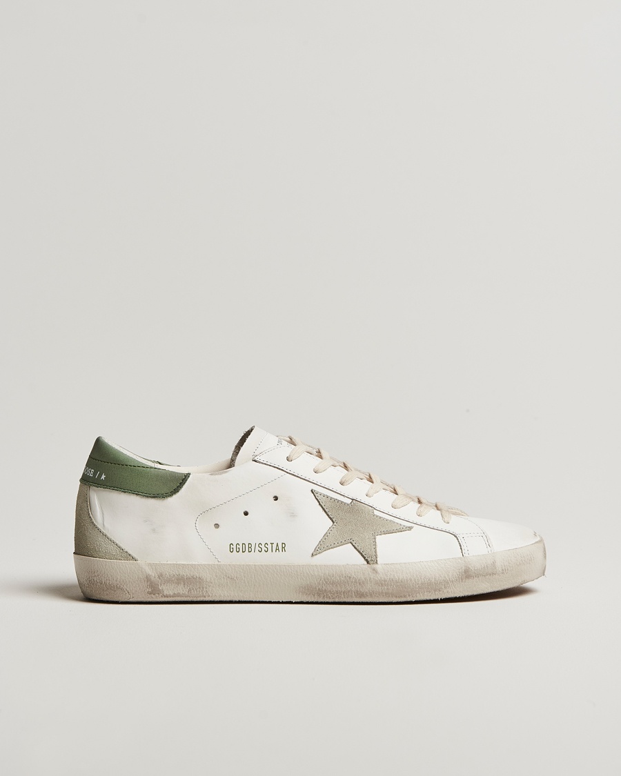 Heren | Lage sneakers | Golden Goose | Super-Star Sneakers White/Green