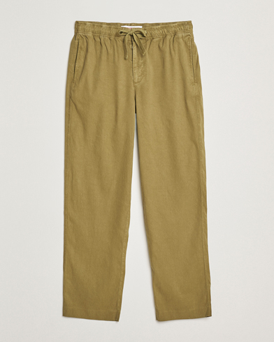  Alex Garment Dyed Linen Pants Agave Green