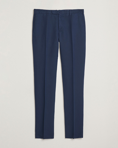  Slim Fit Chinolino Trousers Navy