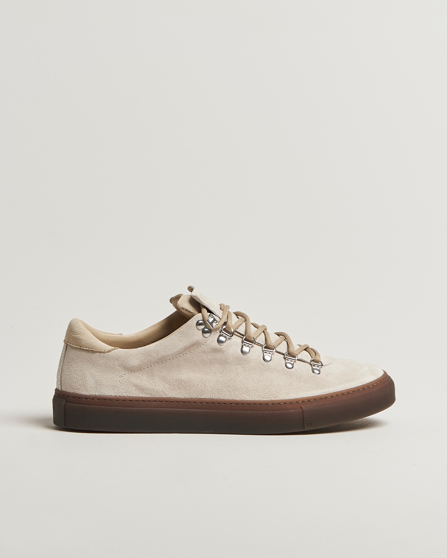 Heren | | Diemme | Marostica Low Sneaker Off White Suede