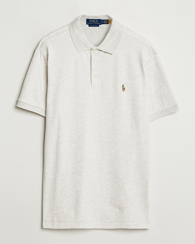 Heren | Business & Beyond - Casual | Polo Ralph Lauren | Custom Slim Fit Cotton Polo State Heather