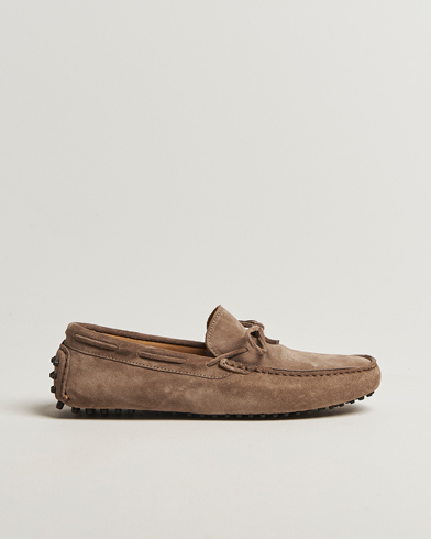 Men | Oscar Jacobson | Oscar Jacobson | Driving Shoe Suede Grey